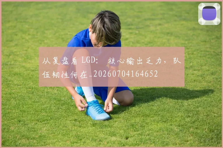 从复盘看 LGD： 核心输出乏力，队伍韧性何在_20260704164652